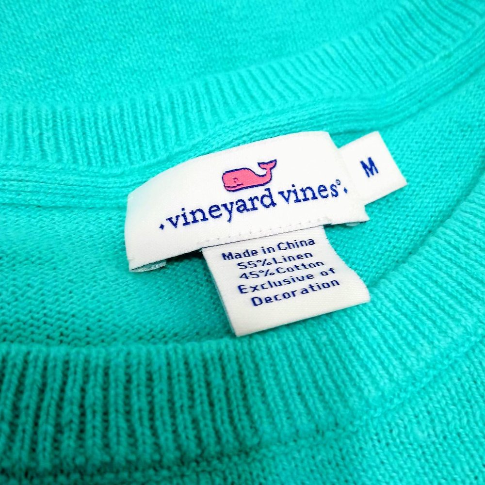 Vineyard Vines Linen Cotton Blend Sweater Size M